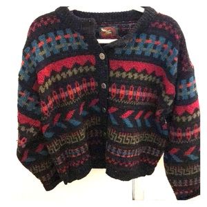 Vintage crop sweater